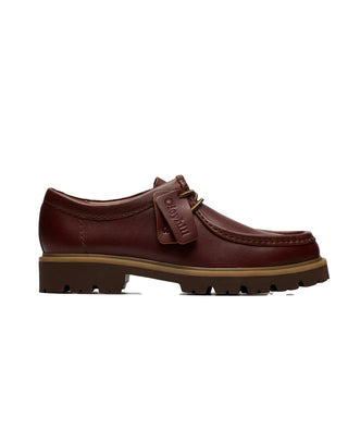 SCARPE UOMO IN PELLE MARRONE " CLEYHILL SEAM " 26186417 BROWN LEATHER CLARKS 