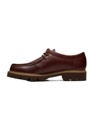 SCARPE UOMO IN PELLE MARRONE " CLEYHILL SEAM " 26186417 BROWN LEATHER CLARKS 