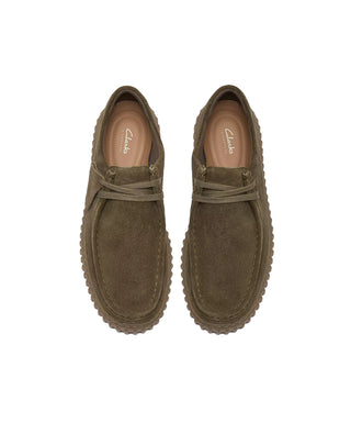 SCARPE " TORHILL LO " IN PELLE SCAMOSCIATA VERDE OLIVA 26187378 OLIVE SUEDE CLARKS 
