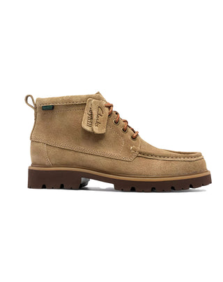 SCARPE UOMO " CLEYHILL HI " - DARK SAND 26320158 DARK SAND SUEDE CLARKS 