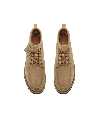 SCARPE UOMO " CLEYHILL HI " - DARK SAND 26320158 DARK SAND SUEDE CLARKS 