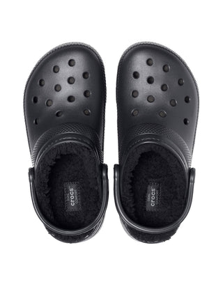 SABOT IN GOMMA INTERNO ORSETTO - NERO 203591- BLK CROCS 