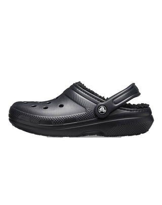 SABOT IN GOMMA INTERNO ORSETTO - NERO 203591- BLK CROCS 