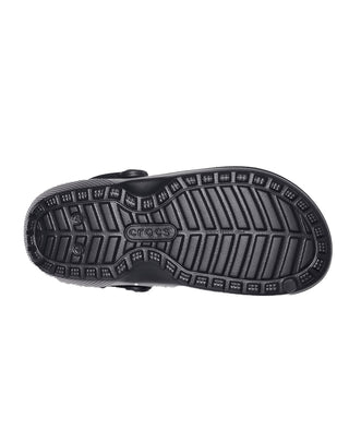 SABOT IN GOMMA INTERNO ORSETTO - NERO 203591- BLK CROCS 