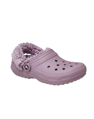 SABOT " CLASSIC FLEECE LINED CLOG " - DUSTY LILAC 211396- DUSTY LILAC CROCS 