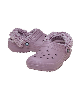 SABOT " CLASSIC FLEECE LINED CLOG " - DUSTY LILAC 211396- DUSTY LILAC CROCS 