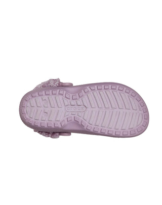 SABOT " CLASSIC FLEECE LINED CLOG " - DUSTY LILAC 211396- DUSTY LILAC CROCS 
