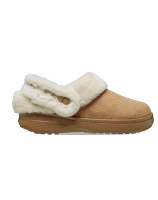 SABOT " CLASSIC UNFURGETTABLE SUEDED CLOG " - SEPIA 212106- SEPIA CROCS 