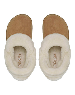 SABOT " CLASSIC UNFURGETTABLE SUEDED CLOG " - SEPIA 212106- SEPIA CROCS 