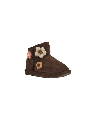 STIVALETTI BAMBINO " DAISY " - CHOCOLATE K13232 CHOC EMU 