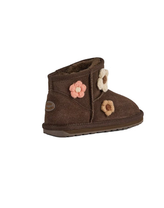 STIVALETTI BAMBINO " DAISY " - CHOCOLATE K13232 CHOC EMU 