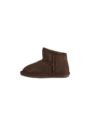 STIVALETTI BAMBINO " DAISY " - CHOCOLATE K13232 CHOC EMU 