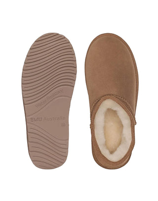 STIVALETTI IN MONTONE " STINGER COMPACT " - CHESTNUT W13013 CHES EMU 