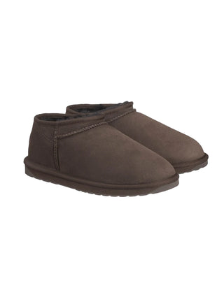 STIVALETTI IN MONTONE " STINGER COMPACT " - CHOCOLATE W13013 CHOC EMU 