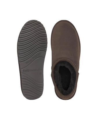 STIVALETTI IN MONTONE " STINGER COMPACT " - CHOCOLATE W13013 CHOC EMU 