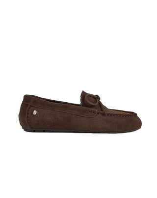 MOCASSINO DONNA " SANDRINE " - CHOCOLATE W13211 CHOC EMU 