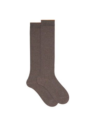 CALZA LUNGA DA UOMO A COSTE - BEIGE AP516556 10823 GALLO 