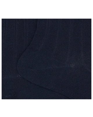 CALZA LUNGA DA UOMO A COSTE - NAVY AP516556 12588 GALLO 