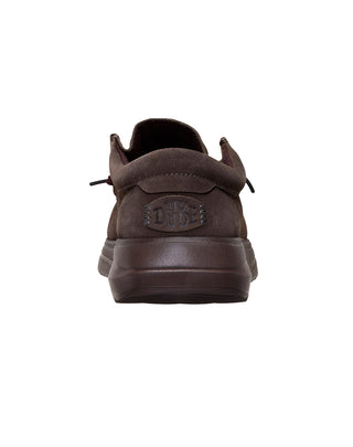 SCARPE UOMO " WALLY  COMF SUEDE " - MAJOR BROWN 41975 2KU HEY DUDE 