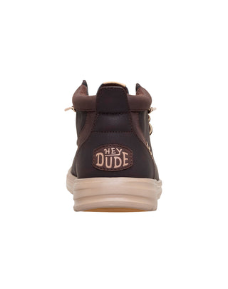 SCARPE UOMO " WALLY MID GRIP R CLASSIC" - MOLE BROWN 42051 2IV HEY DUDE 