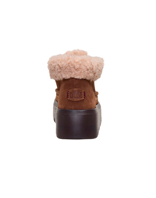 SCARPONCINO DONNA " AUSTIN EDGE LOUNGE SUEDE " - COGNAC 45638 21N HEY DUDE 