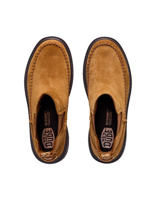 STIVALETTO DONNA " SIENNA CHELSEA BOOT SUEDE " - COGNAC 45880 21N HEY DUDE 
