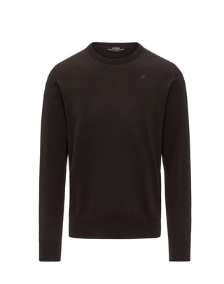 MAGLIONE UOMO "SEBASTIEN MERINO" - BLACK COFFEE K2142EW 260 K-WAY 