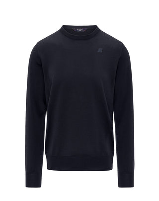 MAGLIONE UOMO "SEBASTIEN MERINO" - BLU DEPTH K2142EW K89 K-WAY 
