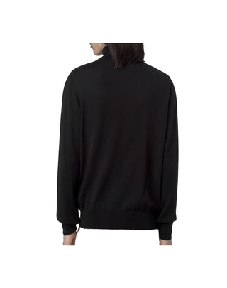 MAGLIONE A COLLO ALTO " HENRY " IN LANA MERINO - BLACK PURE K2142FW USY K-WAY 