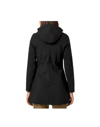 GIACCA IMPERMEABILE DONNA " MATHY BONDED " - BLACK PURE K2148BW A3C K-WAY 