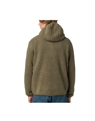 FELPA UOMO "JACK SHERPA POLAR DOUBLE" - GREEN ARMY/BLUE K3132NW D07 K-WAY 