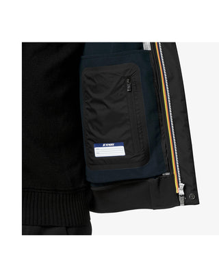 GIACCA UOMO " JOACHIM BONDED " -  BLACK K3135KW A3C K-WAY 