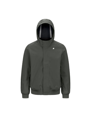 GIACCA UOMO " JOACHIM BONDED " -  GREEN BLACKISH K3135KW AF0 K-WAY 