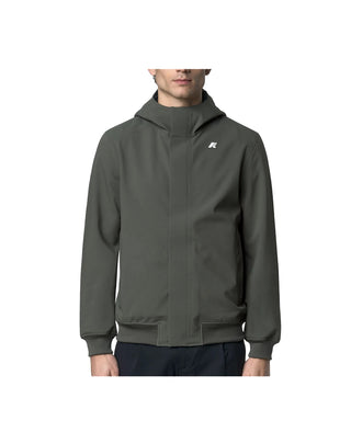 GIACCA UOMO " JOACHIM BONDED " -  GREEN BLACKISH K3135KW AF0 K-WAY 