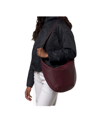 BORSA IN SIMIL PELLE " LEAPHEE " - VIOLET MAUVE WINE K31582W 345 K-WAY 
