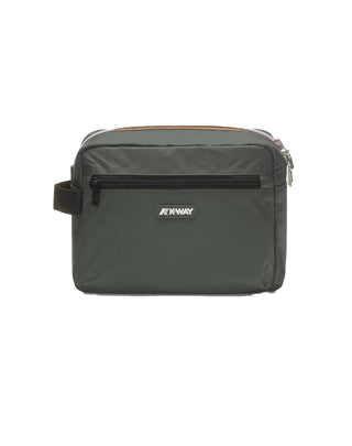 BEAUTY CASE UNISEX DEMU - GREEN BLACKISH K4127TW WMR K-WAY 