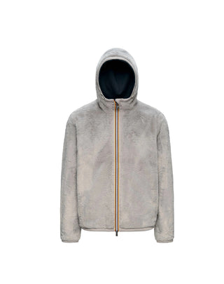FELPA REVERSIBILE DA UOMO - BLUE/GREY K4132IW D0K K-WAY 