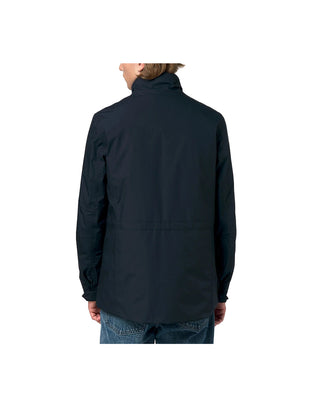 GIACCA UOMO " MANUENE WARM MICRO CANVAS " - BLU K4157EW K89 K-WAY 