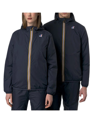 GIACCA UNISEX " LE VRAI 4.0 CLAUDE WARM " - BLU DEPTH K61273W K89 K-WAY 