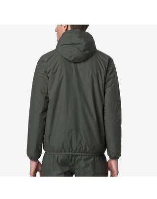 GIACCA UNISEX " LE VRAI 4.0 CLAUDE WARM " - GREEN BLACKISH K61273W WMR K-WAY 