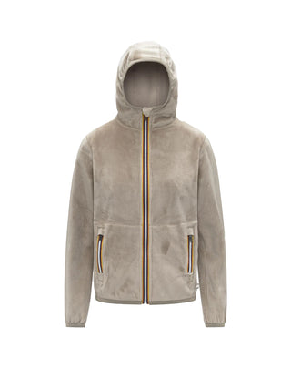 PILE DONNA REVERSIBILE "LILY VELOUR POLAR" - BEIGE CASHMERE K8138NW BB1 K-WAY 
