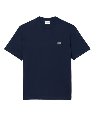 T-SHIRT UOMO TAGLIO CLASSICO - BLU NAVY TH7318 166 LACOSTE 
