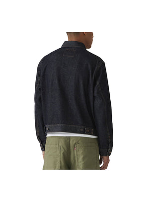 GIACCA JEANS UOMO " EMBARCADERO " - DENIM SCURO 0010P-0004 LOVE YOUR SMILE RINSE LEVI'S 