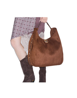 BORSA GRANDE IN MICROFIBRA - TABACCO AF6029 09032 LIU JO 