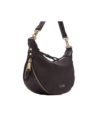 PICCOLA BORSA HOBO " KALISKA " - DEEP BROWN AF6043 91419 LIU JO 