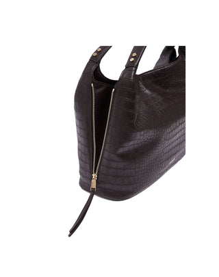 BORSA GRANDE IN ECO PELLE STAMPA COCCO - DEEP BROWN AF6057 91419 LIU JO 