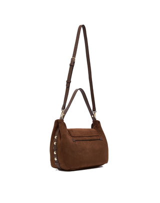 BORSA IN MICROFIBRA CON PATTA - TABACCO AF6113 09032 LIU JO 