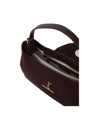BORSA IN MICROFIBRA CON PATTA - MELANZANA AF6113 91718 LIU JO 