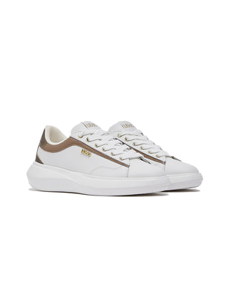 SNEAKERS IN PELLE " CASPER 01 " - BIANCO HABANA BF6051 S4187 LIU JO 