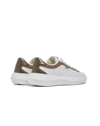 SNEAKERS IN PELLE " CASPER 01 " - BIANCO HABANA BF6051 S4187 LIU JO 